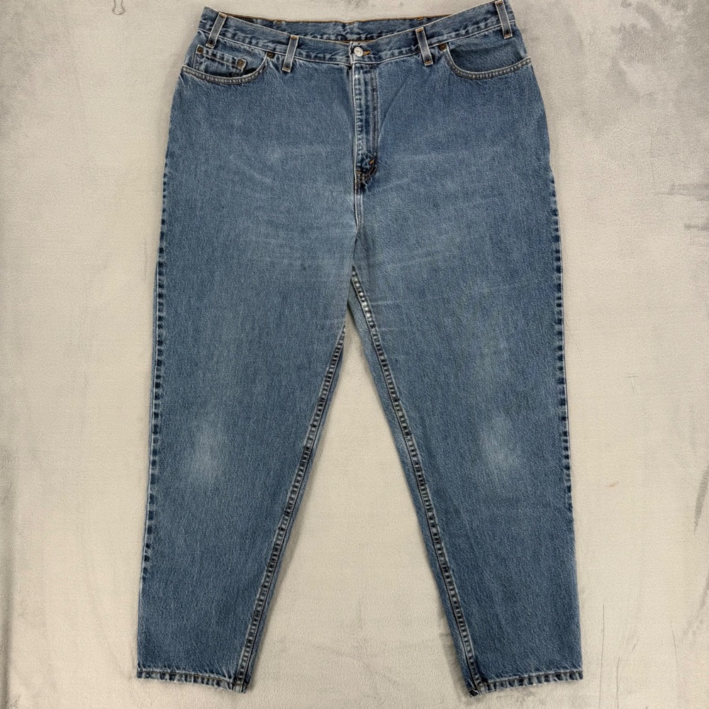 Vintage 90s Levis 550 Jeans Womens W22 Relaxed Fit Tapered Leg Made in USA